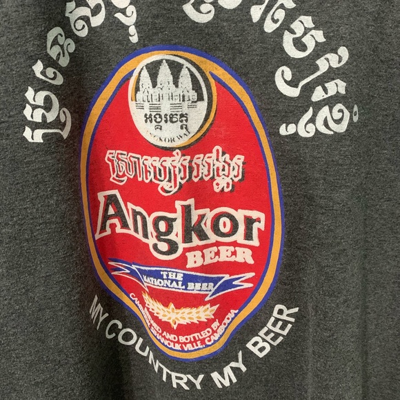 3/$45 Angkor Beer Printed Tee - Picture 3 of 3